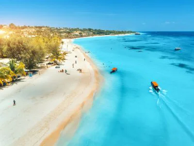 Strand op Zanzibar