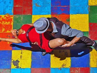 Tangodansers in Buenos Aires