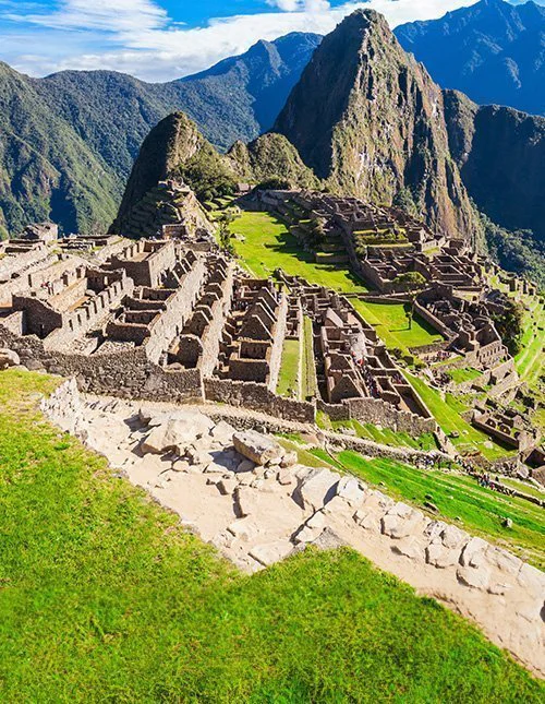 Prachtig uitzicht op Machu Picchu